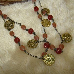 Vintage Erickson Beamon glass beaded necklace